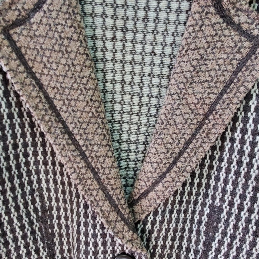 Nine West Lambs Wool Patch Pattern Jacket - image 5